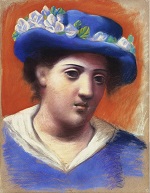 1921 Woman with Flowered Hat 